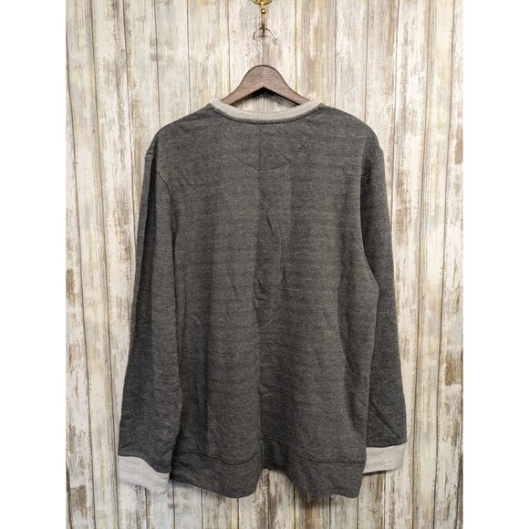 The Normal Brand Sweatshirt Mens Large Crew Neck Pullover 100% Cotton Gray - Picture 4 of 8